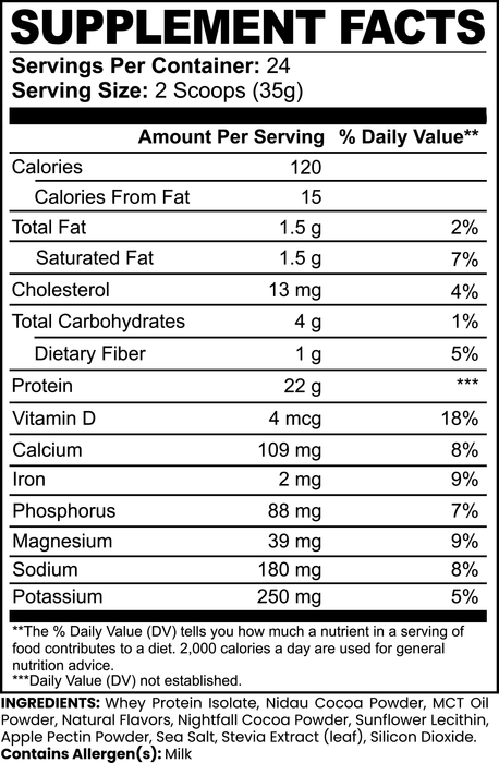 Advanced 100% Whey Protein Isolate (Nutella Brownie)